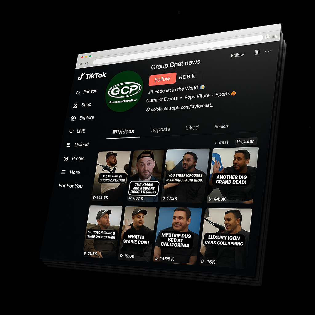 Group Chat Podcast TikTok